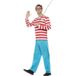 Smiffys Waar is Wally kostuum - heren - polyester - Wally verkleedkleding - Carnavalskleding 36-38 (S) -