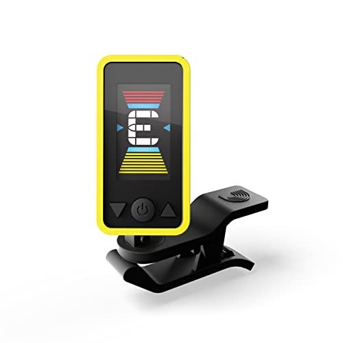 D'Addario PWCT17YL Eclipse Headstock Tuner - Yellow