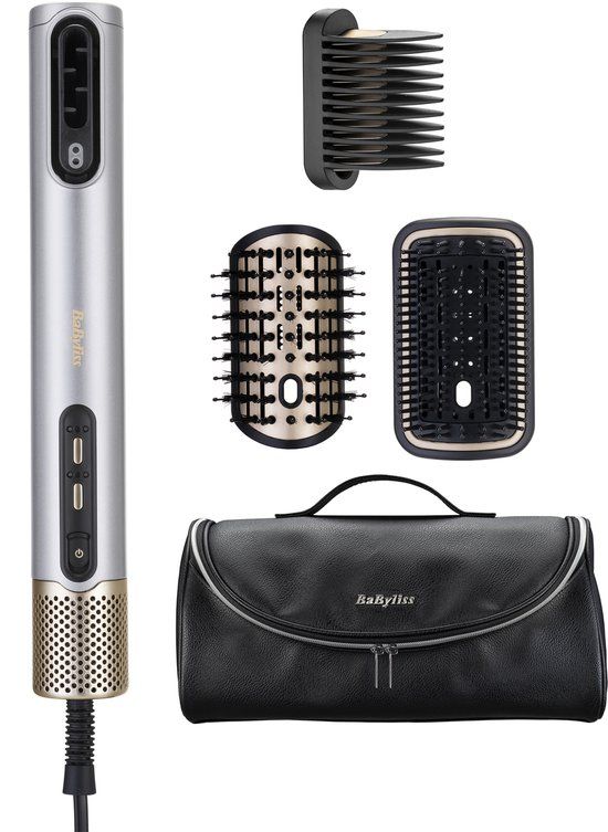 BaByliss 4-in-1 Wet to Dry Air Wand AS6554E - Föhn - Drogen / Stylen / Uitrekken / Gladmaken / Volume - Limited Edition