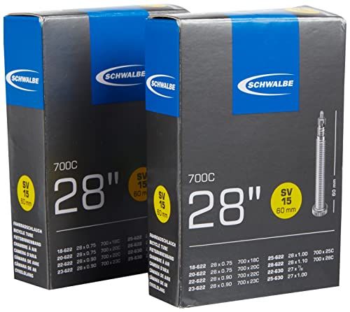 Schwalbe SV15 SV 15 Fietsbuis 60 mm 700 x 18-28 C B067 Extra lang Pack van 2