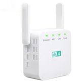 DrPhone WR1 - WiFi Extender 300Mbps – 2.4GHz Versterker – Range Extender met Antennes – Betere Dekking – Wit
