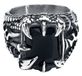 etNox hard and heavy etNox Crystal Claw Heren Ring - zilverkleurig - XL