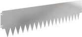 vidaXL Bordure de pelouse, 20 pièces, 103 x 25 cm, acier, argent