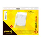 Idena 376007 - Mappenhoes DIN A5 formaat, 60µ, gekorreld, 100 stuks