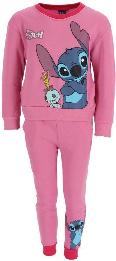 4KidsOnly Lilo & Stitch Joggingpak - Roze