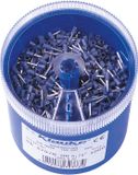 Klauke GR4708DO Assortiment adereindhulzen 0.75 mm² Deels geïsoleerd Blauw 1000 onderdelen