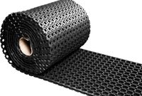 IVOL Rubber Ringmat op rol - Breedte 50 cm - Rol van 5 Meter - Zwart