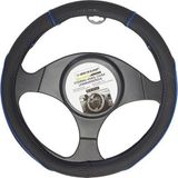 Dunlop Stuurhoes - Universeel - PU - Zwart/Blauw - Ø37-39 cm
