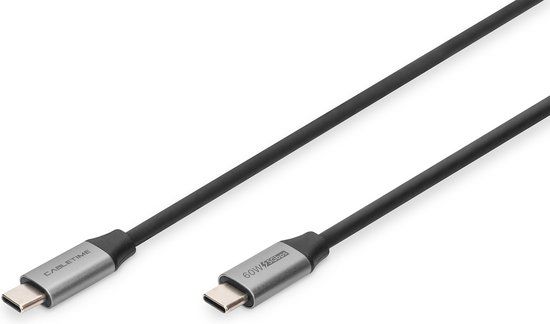 Digitus DB-300220-010-S USB-kabel USB 3.2 Gen1 USB-C, USB-C stekker 1.00 m Zwart