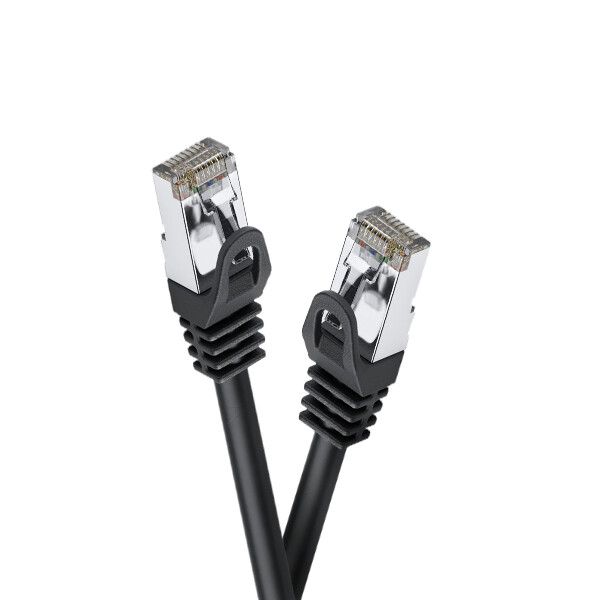 Celexon CAT 6A Patchkabel - S/FTP 0,25m, zwart