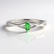 Cavill - Verstelbare Zilveren Ring - 925 Sterling Zilver Gerhodineerd - Lemshuku Tsavoriet 0,255 Ct Ovaal