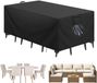 Azomor® Beschermhoes voor tuintafel - Zwart - 200x100x75 cm