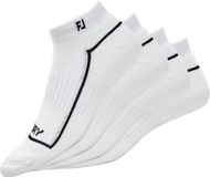 Footjoy ProDry Sportlet Dames Golfsokken Wit 36.5-40.5 2 Paar