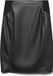 VERO MODA VMBUTTERSIA HW COATED SKIRT NOOS - Black - Jupe femme