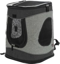 Trixie Timon - Hondendraagtas - Zwart / Grijs - 34x44x30 cm - voor kleine honden - 12 kg