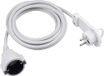 Meister Verlengkabel - Extra plat - 3m - Wit - IP20