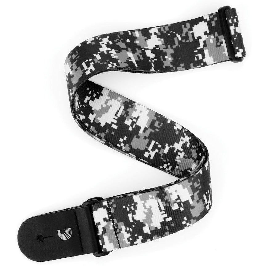 D'Addario P20S1501 Digital Camo Gitaarband