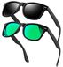 Retro-Sonnenbrille mit polarisierten Gläsern, UV400-Schutz