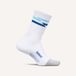 Feetures Elite Light Cushion Mini Crew V2 Hardloopsokken Unisex Wit Track 43-46