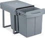 Shenzhen Haorui Industrial Technology Co., Ltd. Poubelle encastrable pour cuisine 2x 20 litres - Poubelle de tri pour armoire de cuisine