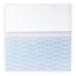 50 Like Linen 50 stuks - servetten 'Like Linen - Azuur' 70 g/m², 40 x 40 cm, wit/blauw Spunlace