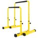 Merkloos Dipstandaard verstelbaar - 76 tot 98 cm - Krachttraining - Dip bar - Zwart