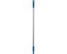 Vikan Hygiene 2933-3 steel 100cm blauw aluminium met schroefdraad