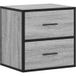 Sonoma Gris Table de chevet murale 40x31x39,5 cm