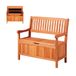 VEVOR Bank 328kg Tuinbank Kistbank Opbergbank 106,5x58,5x90,1cm