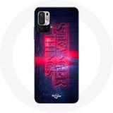 Maniacase Hoesje voor Xiaomi Poco M3 Pro Stranger Things Transparant Logo Seizoen 4 Trailer 2022