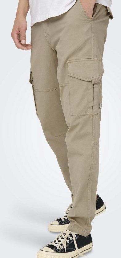 Only & Sons Onsdean Life Tap Cargo Broek - Crockery - W32/L34