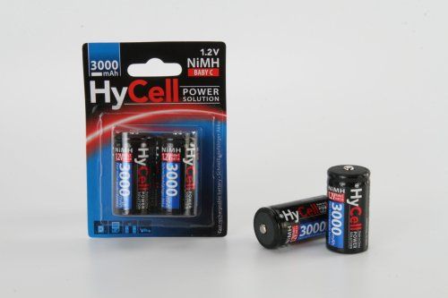 HyCell Oplaadbare batterij baby C type 3000mAh NiMH 2-pack