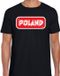 Bellatio Decorations T-shirt voor heren - Polen - zwart - voetbal supporter - themafeest XXL