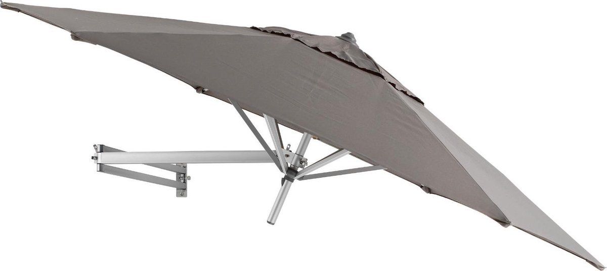 Easysol Muurparasol - Ø 250 cm - Taupe - 2023 Model