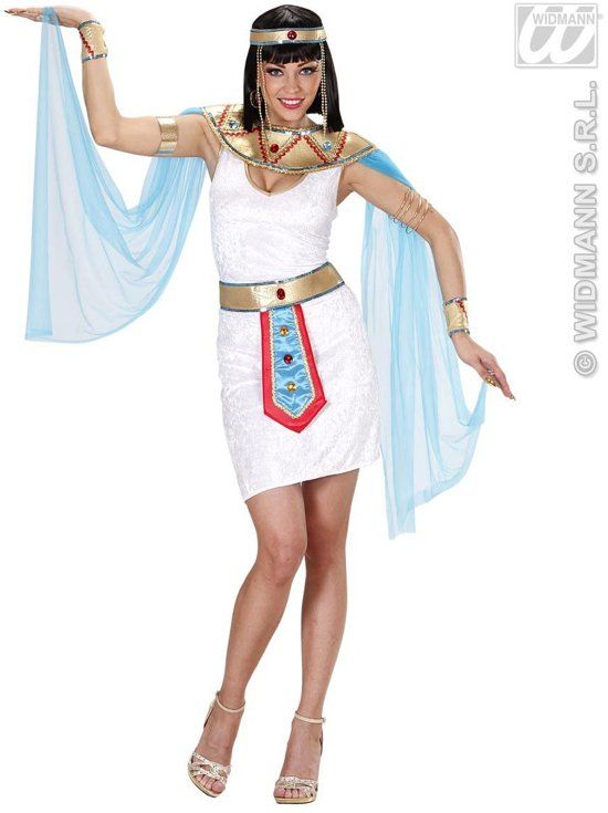 Widmann Egypte Kostuum Egyptische Koningin Lady Of The Pyramids Kostuum Vrouw Small Carnaval kostuum Verkleedkleding
