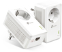 TP-Link TL-PA7017P KIT - 1000 Mbps Powerline Adapter Starter Kit with Passthrough