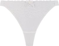 Hunkemöller Dames Lingerie String Sully - Wit - maat XL