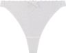 Hunkemöller Dames Lingerie String Sully - Wit - maat XL
