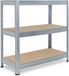 Shelfplaza PRO metalen stellingkast - 90x120x45 cm - verzinkt - 3 planken