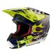 Alpinestars S-M5 Rash ECE 22.06 Night Navy Yellow Fluo Glossy, Taille: XXL