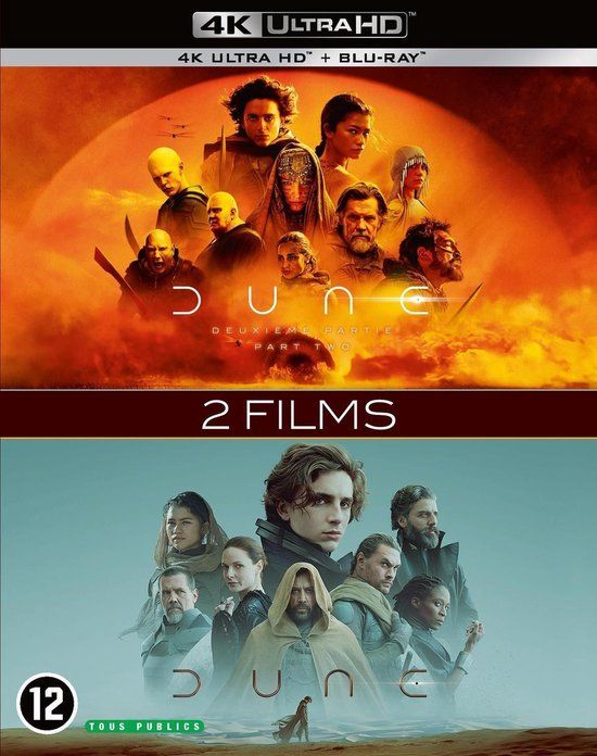 Warner Home Video Dune 1 - 2 (4K Ultra HD Blu-ray) - Box Set - Standard Edition