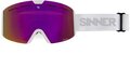 SINNER ARC S - MATTE WHITE Unisex Skibril - Maat One Size