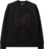 CMP Sweatshirt Heren XL Zwart Katoen Logo Ronde Hals Lange Mouw Regular Fit Casual Herfst/Winter 2025