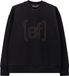 CMP Sweatshirt Heren XL Zwart Katoen Logo Ronde Hals Lange Mouw Regular Fit Casual Herfst/Winter 2025