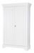 WOOOD Isabel Brocante Kast - Grenen - Wit - 191x118x47cm