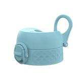 ION8 Lekvrije Vervangende OneTouch 2.0 Waterfles Deksel, Eenvoudige Bediening met Één Druk, Geschikt voor 750ml, 920ml, 1000ml, 1200ml Flessen, Groot, Ftalaatvrij BPA-vrij Plastic, Alaska Blauw