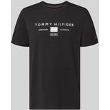 LOVE MONO STACK T-SHIRT, SCHWARZ