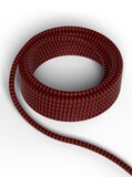 Calex Strijkijzersnoer 3 meter Zwartrood gestreept