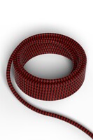 Calex Strijkijzersnoer 3 meter Zwartrood gestreept