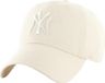 47 Brand New York Yankees MLB Clean Up Cap, Mannen, Beige, Pet, maat: One size